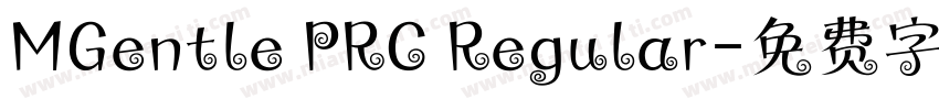 MGentle PRC Regular字体转换